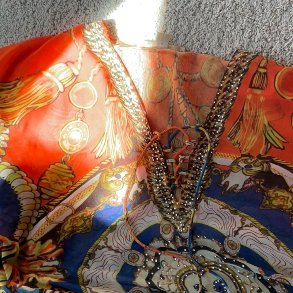 Boston Proper multi colored kaftan - Picture 5 of 7